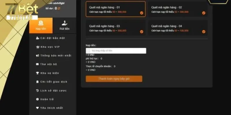 Các phương thức giúp thanh toán dễ dàng, nhanh chóng, tiện lợi.